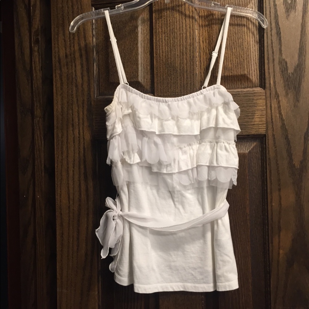 White tank top